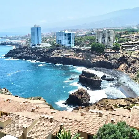 Apartamento Ap1 En Playa De Roques, En Lado De La Playa, Con Piscina Los Realejos